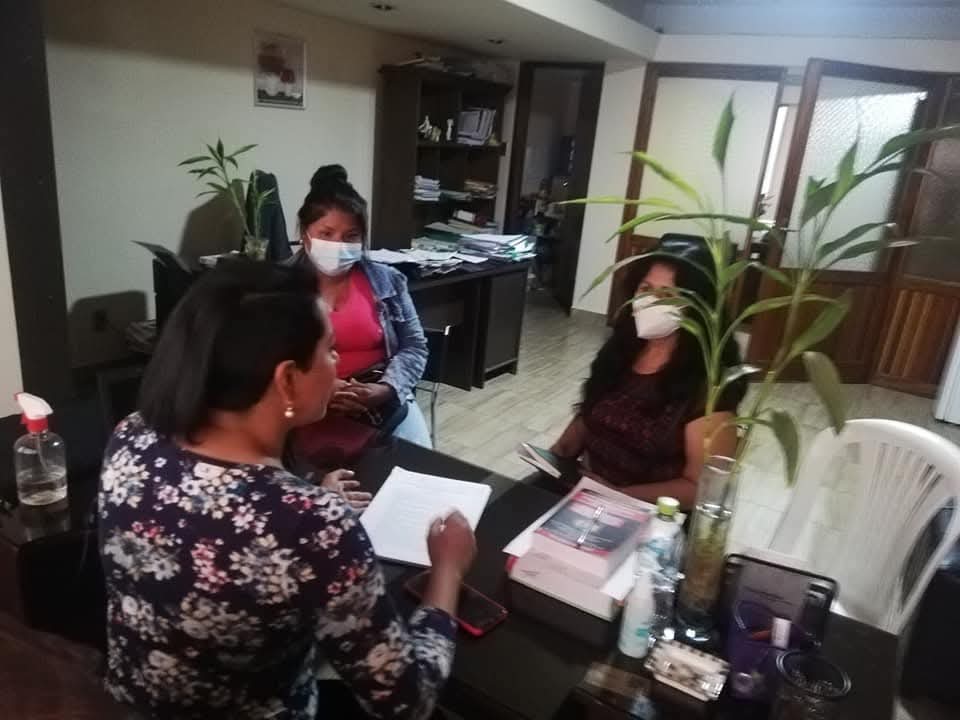 Reunión con autoridades
